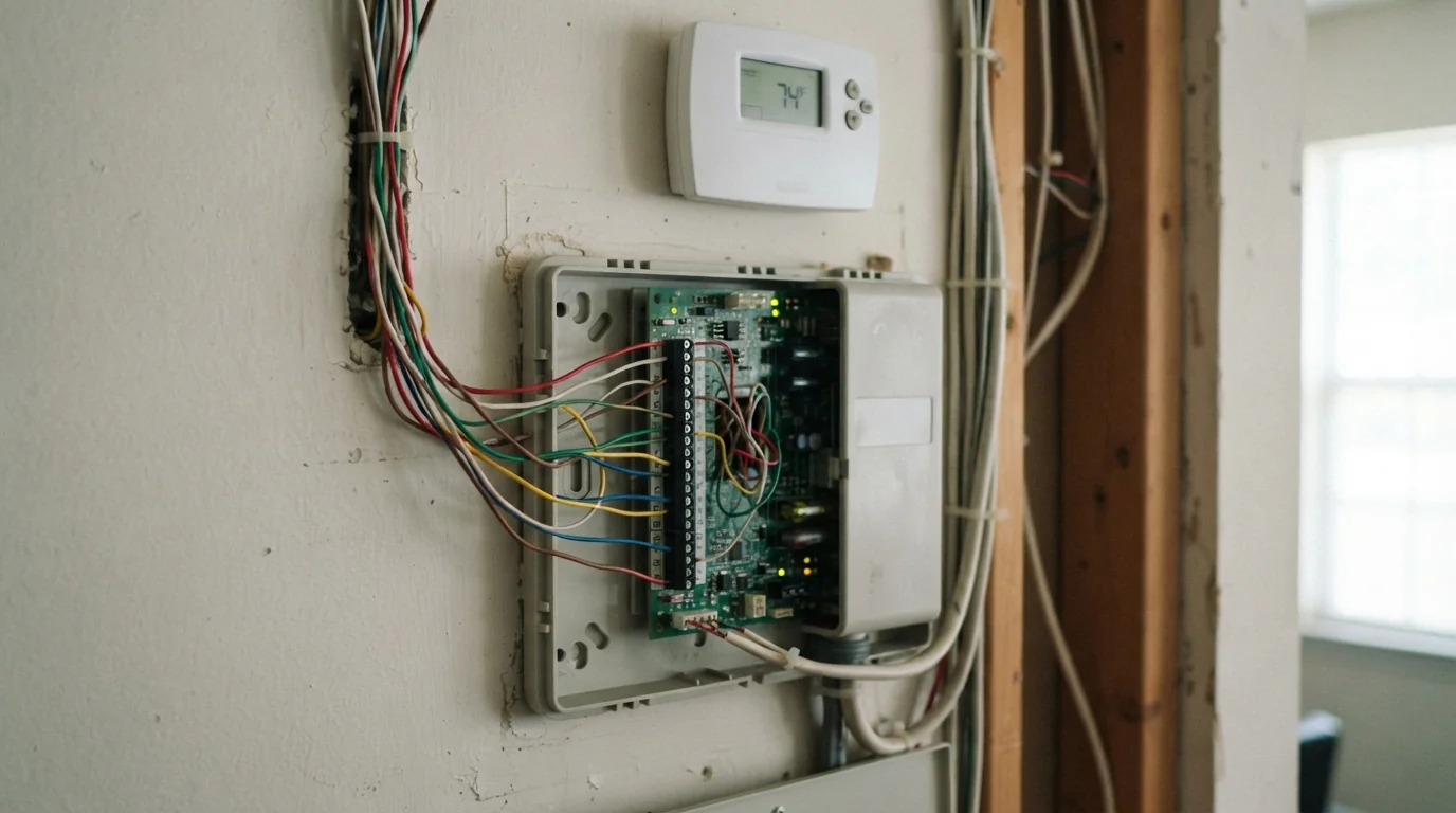 Zone control panel wiring